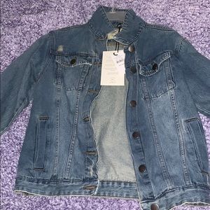 Cotton on brand new distressed jean jacket